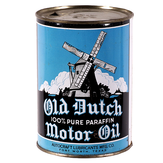 Lot 19). Old Dutch Motor Oil Can