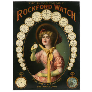 Lot 20). Rockford Watches Sign
