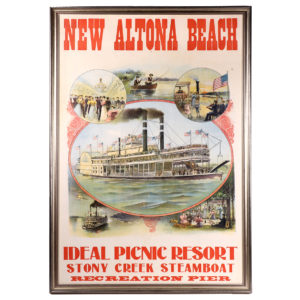 Lot 59). Stony Creek Steamboat Poster